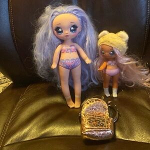 Na Na Na Ultimate Surprise Doll bundle of two and back packs